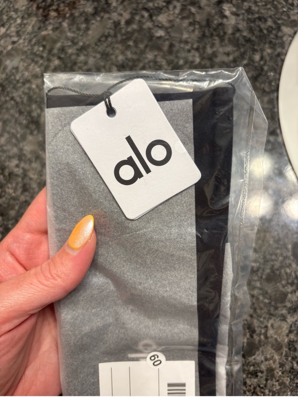 ALO Yoga Black headband.